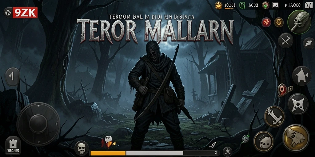 Tangkapan layar gameplay <strong>9ZK</strong> yang menunjukkan momen ketegangan yang tinggi.