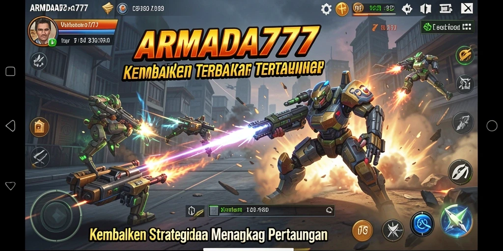 Tampilan menarik dalam pertempuran strategis ARMADA777 yang seru.