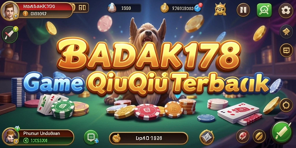 Screenshot permainan BADAK178 menampilkan keseruan permainan QiuQiu.