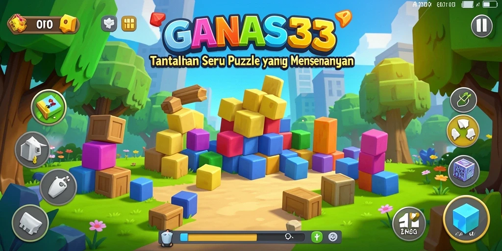 Tampilan gameplay seru dari GANAS33 yang menantang.