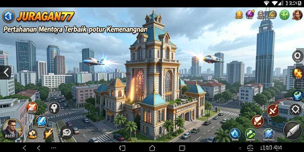 Gameplay seru dan strategi menara dalam <strong>JURAGAN77</strong> yang menarik.