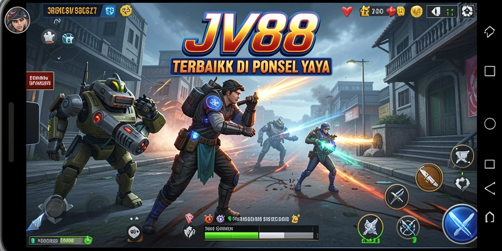 Tangkapan layar JV88 menampilkan aksi gameplay strategi yang mendebarkan.