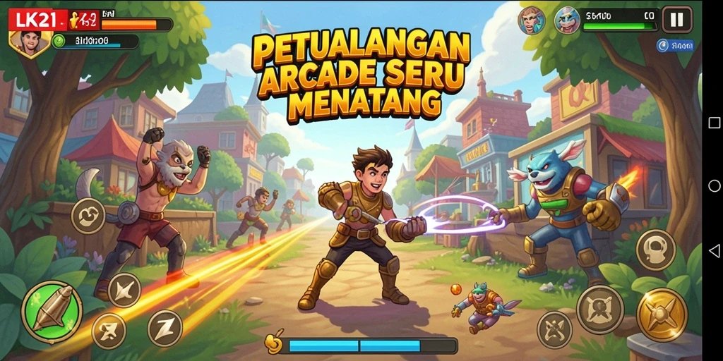 Tampilan gameplay LK21 yang seru dan penuh tantangan.
