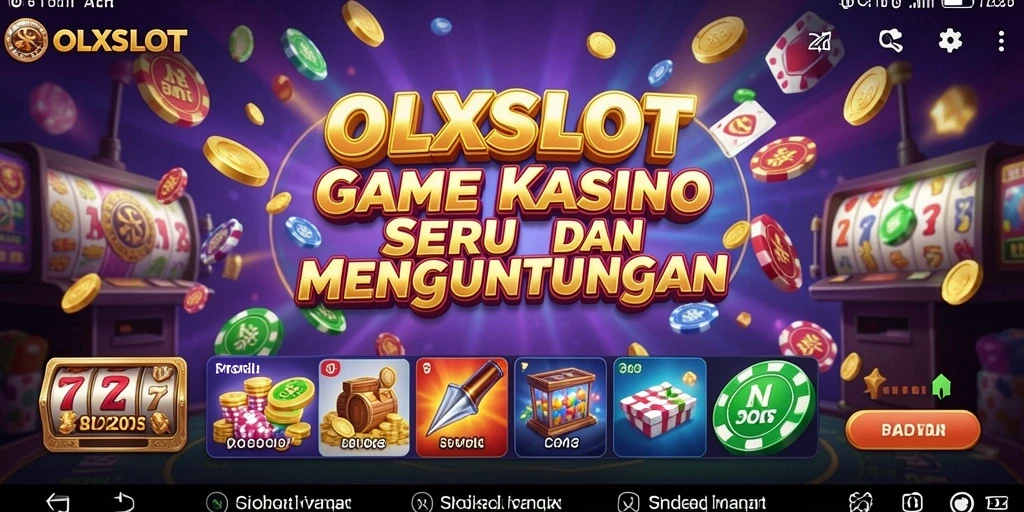 Gambaran aksi seru dalam permainan Kasino OLXSLOT yang penuh warna.
