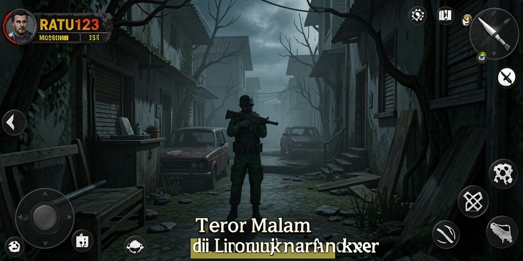 Gameplay menegangkan di dalam dunia horor yang mencekam.