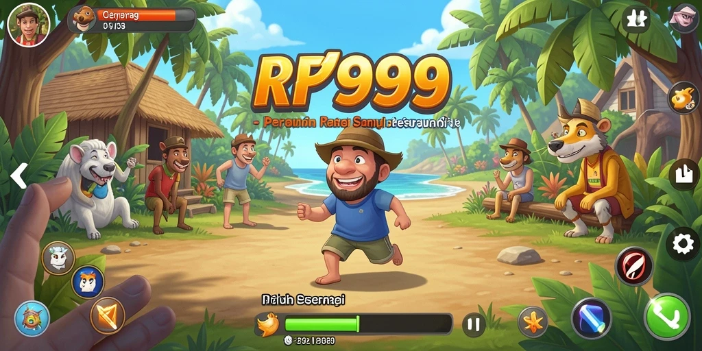 Tangkapan layar gameplay yang menunjukkan keseruan bermain RR999.