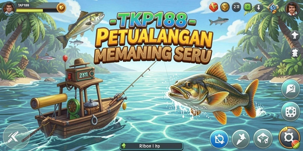 Tangkapan besar dengan grafis memukau dalam gameplay Fishing.