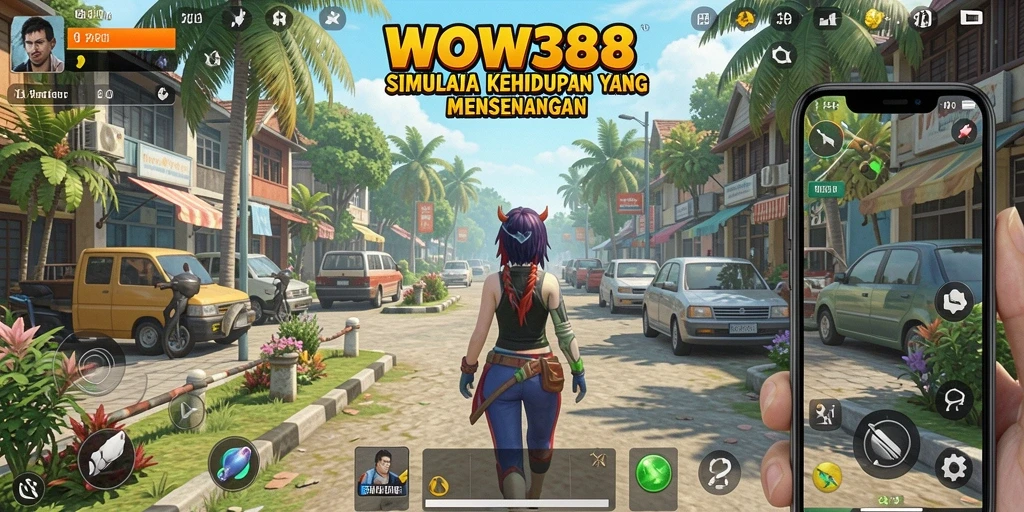 Tampilan gameplay WOW388 dengan interaksi pemain yang interaktif.